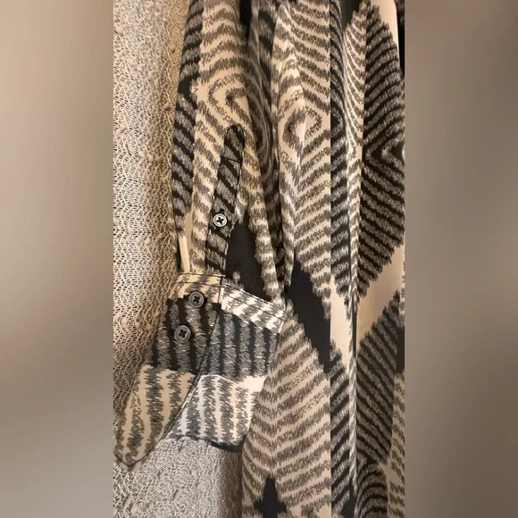 Banana Republic Factory Black and White Patterned Dress - Picture 5 of 5